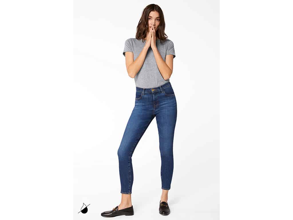 J BRAND JEANS alana high rise crop skinny jeans ARCADE