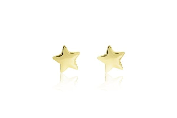 BOHO BETTY Star stud earrings GOLD