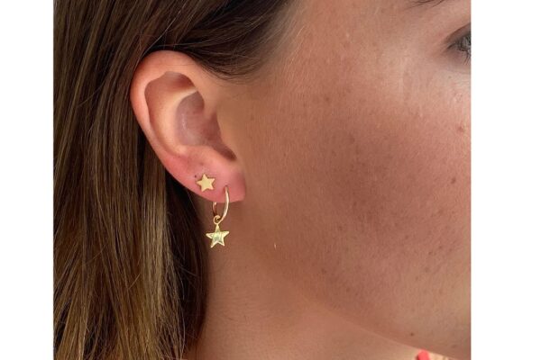 BOHO BETTY Star stud earrings GOLD