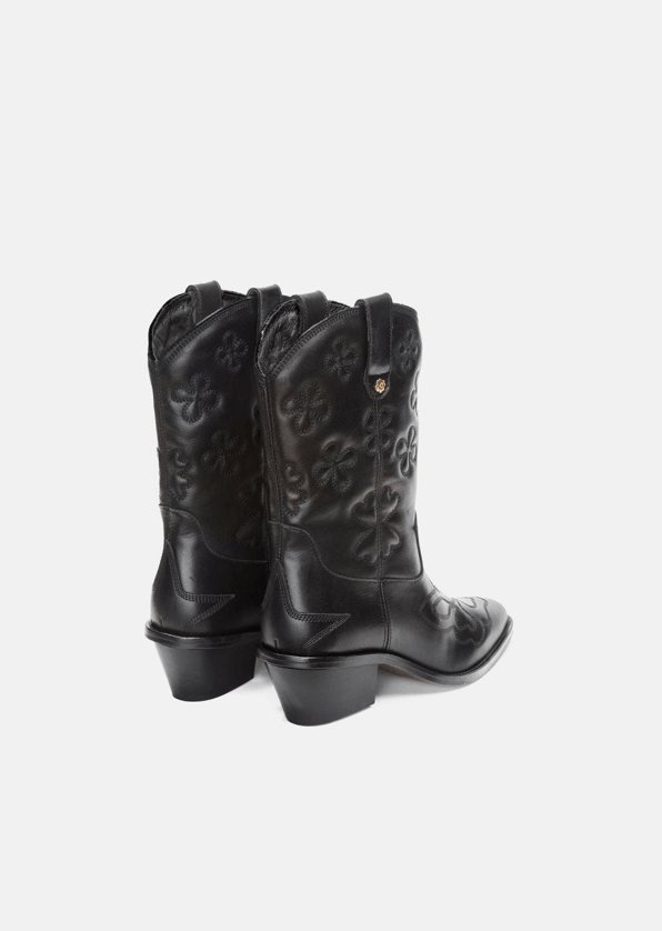 FABIENNE CHAPOT Jolly leather boot BLACK