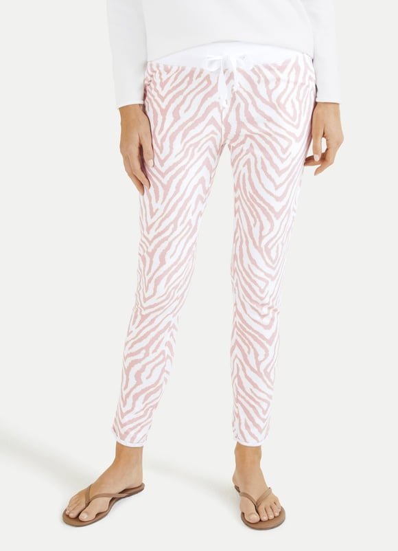 JUVIA Devore Zebra trousers CANDY