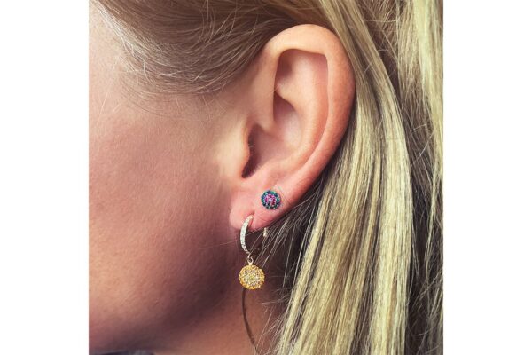 BOHO BETTY Lovell amber drop earrings GOLD