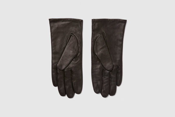 MABEL SHEPPARD Amy leather gloves BLACK