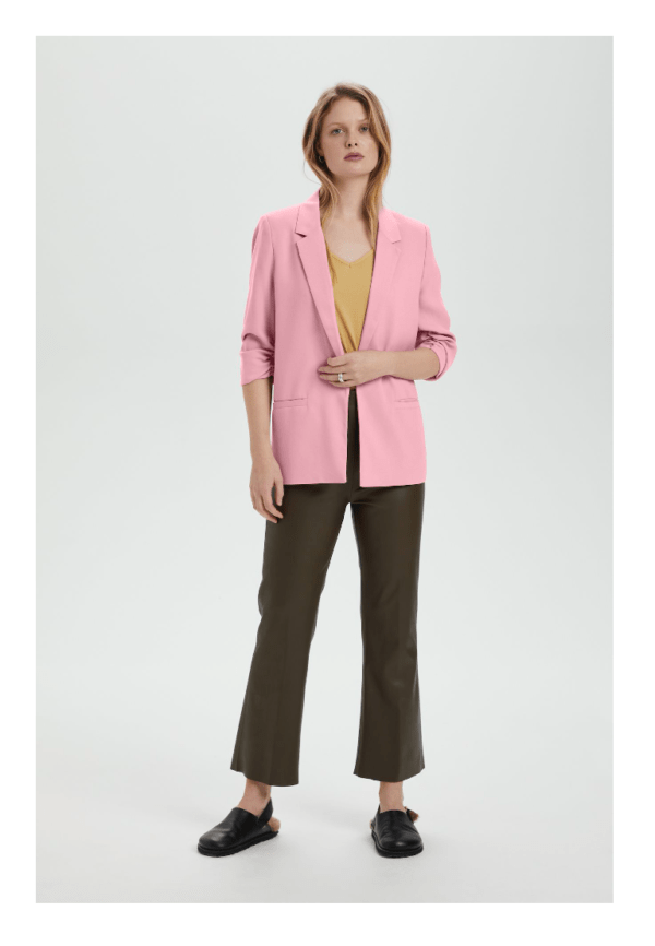 SOAKED IN LUXURY Shirley blazer PALE