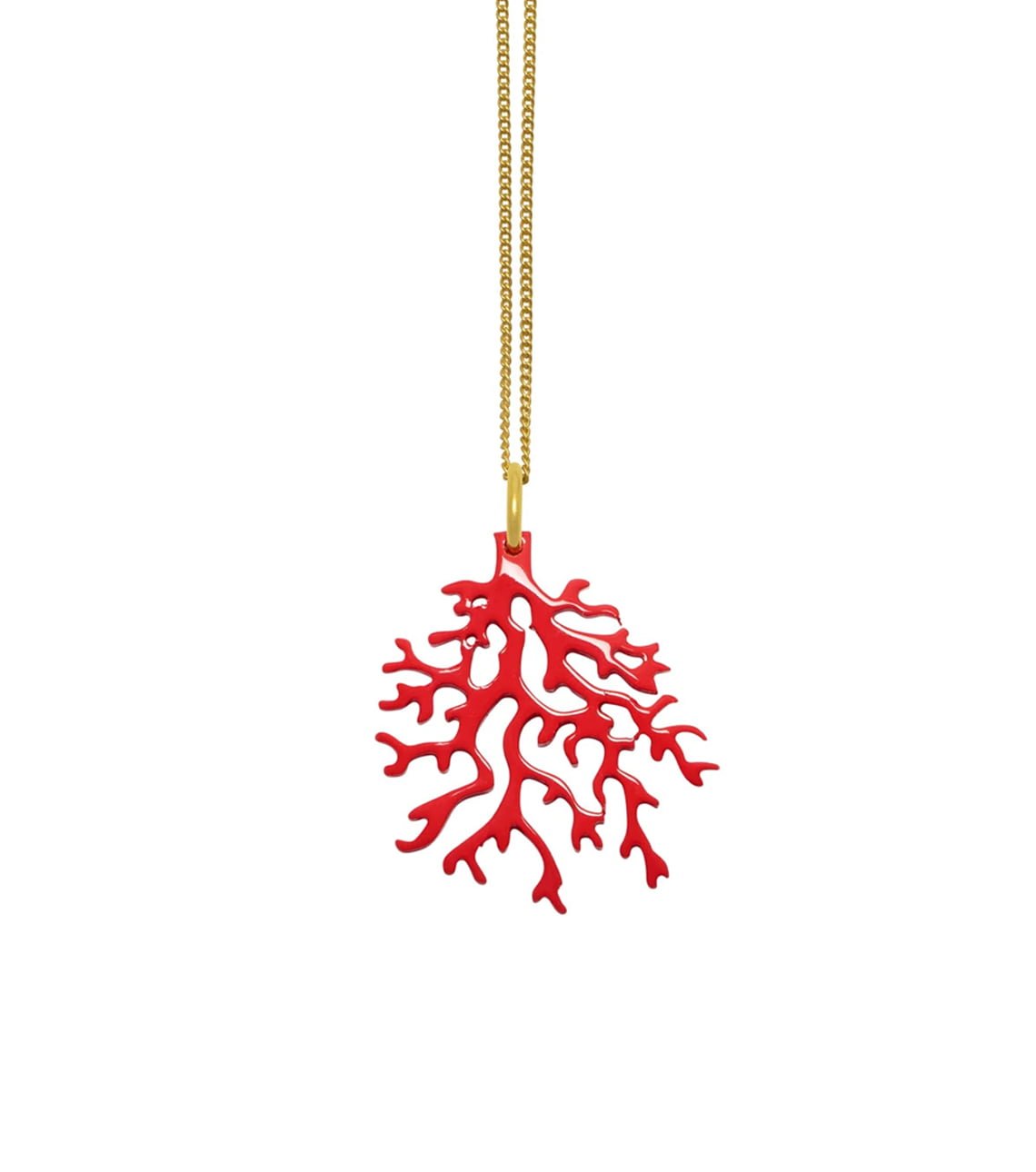 BRANCH JEWELLERY Coral shaped pendant PINK
