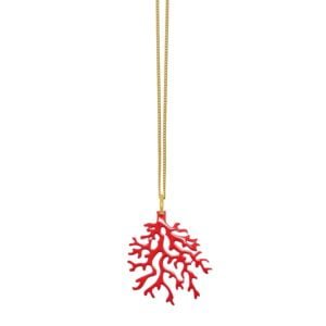BRANCH JEWELLERY Coral shaped pendant PINK