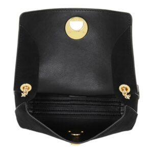 COCCINELLE Liya suede small bag BLACK