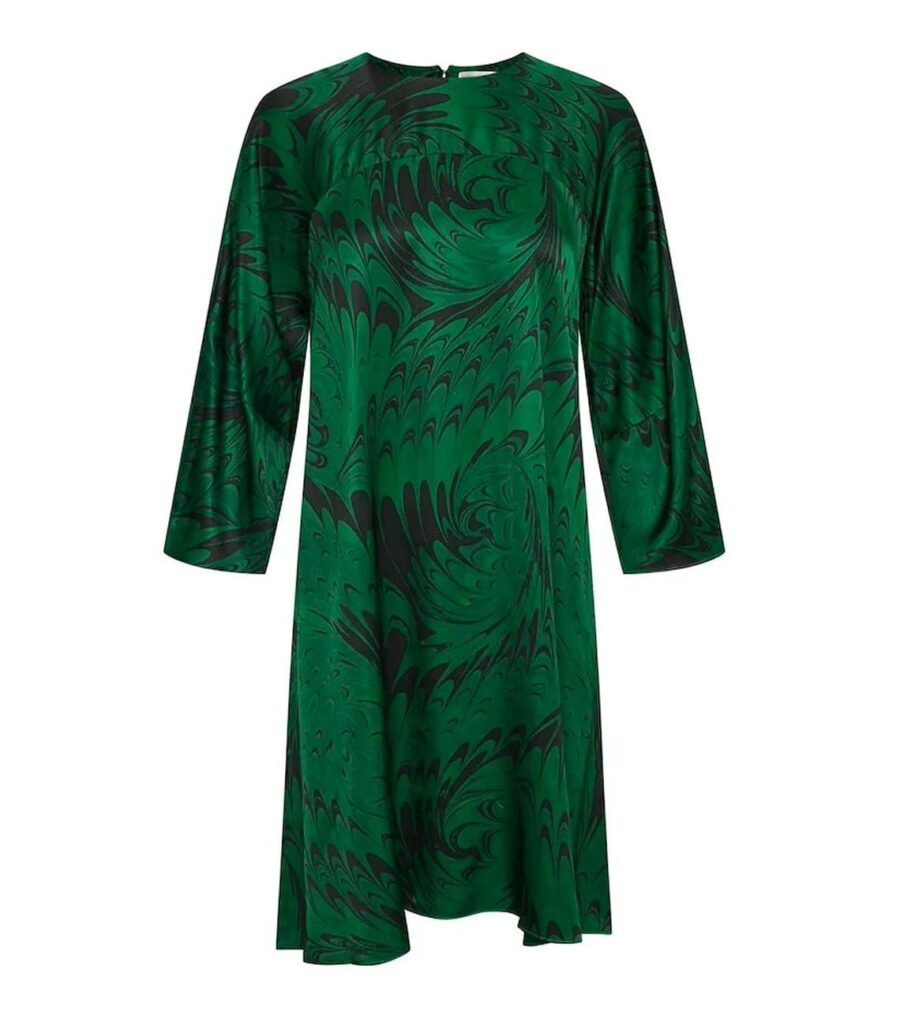 INWEAR Kantal dress GREEN PEACOCK