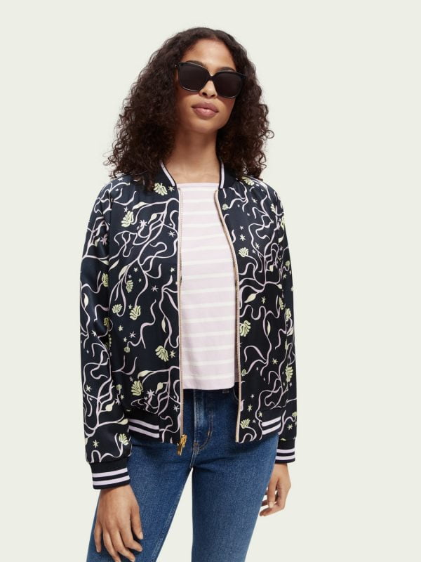 scotch & soda reversible bomber jacket