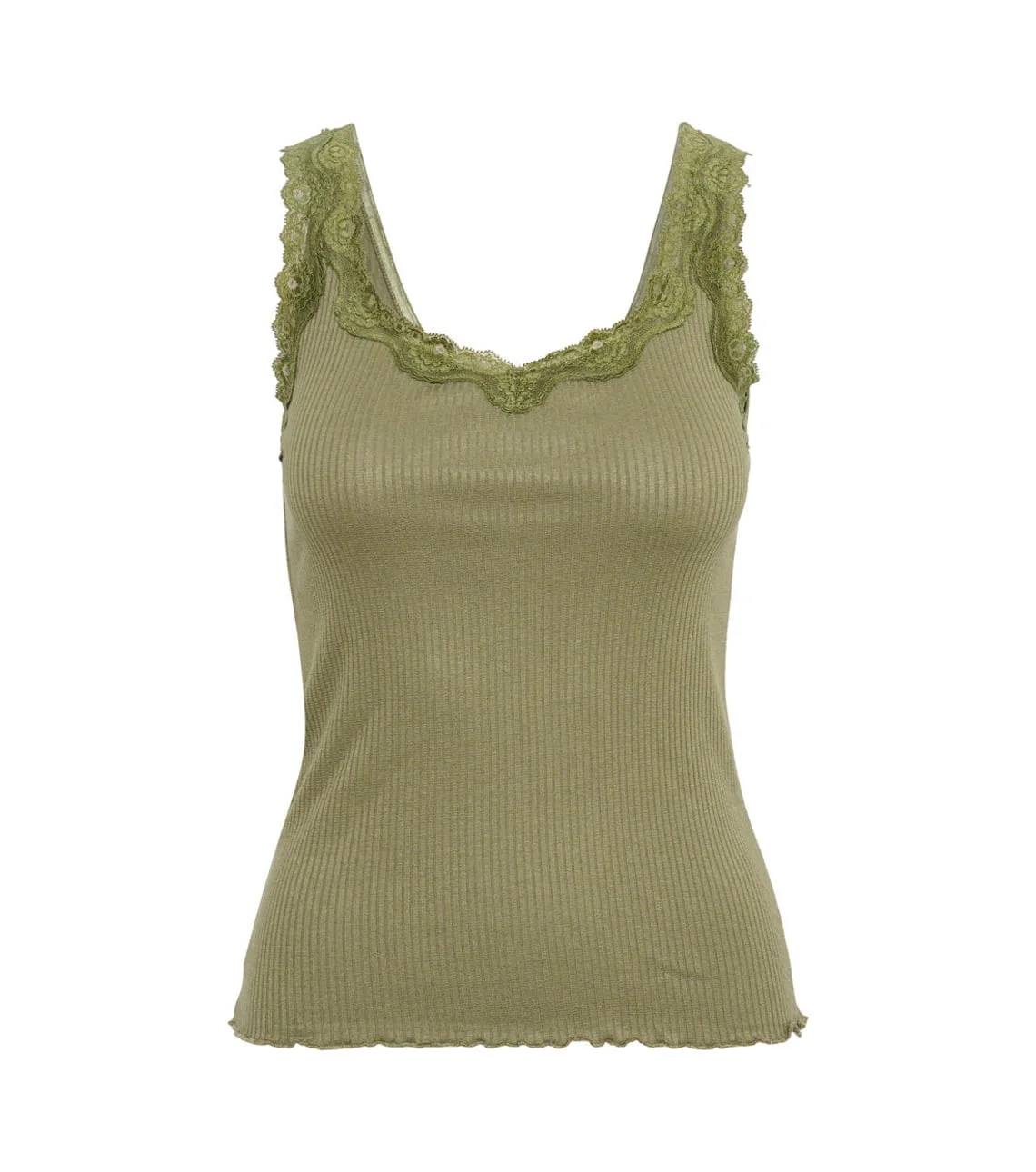 SOAKED IN LUXURY Leandra cami top TEA LEAF - Women's Society Boutique