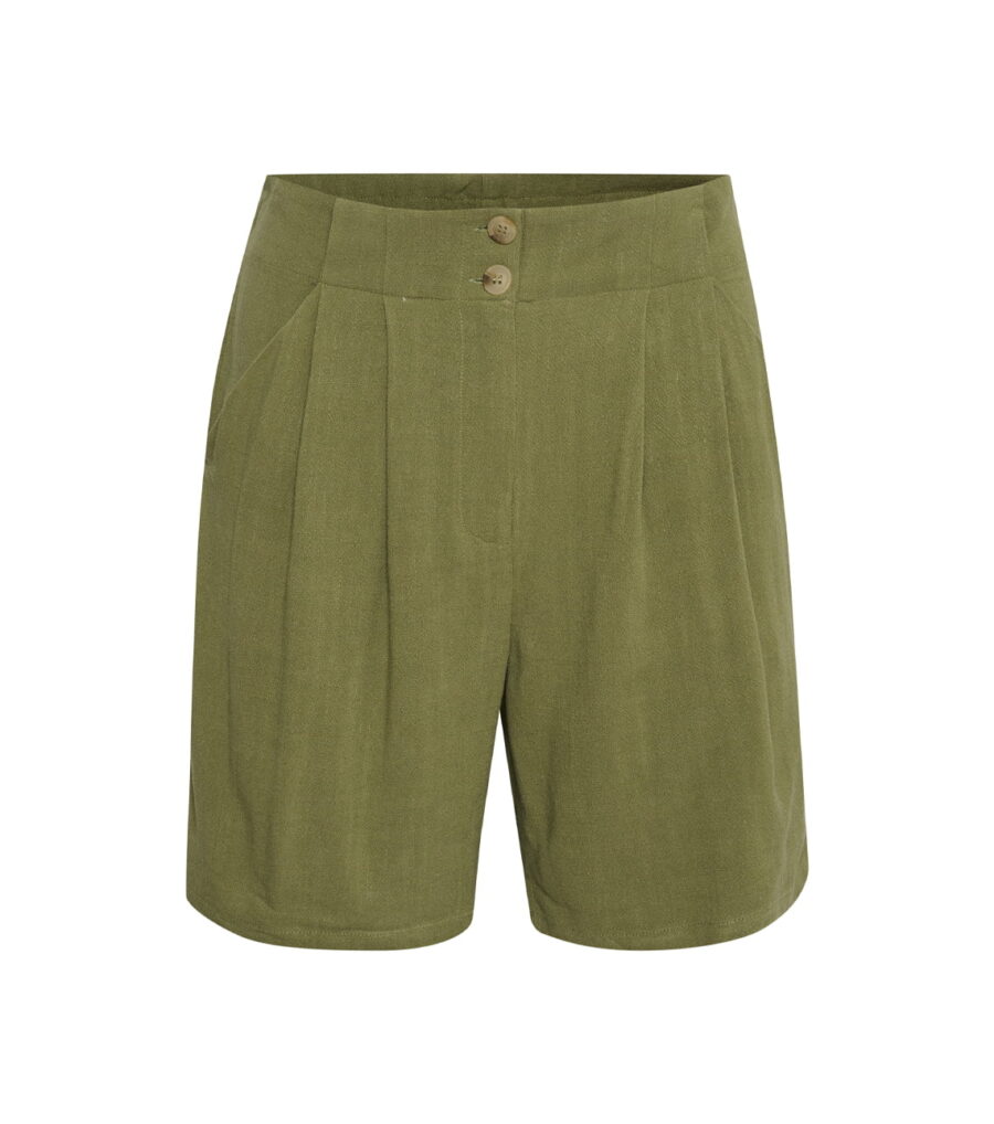 SOAKED IN LUXURY Ashi shorts GREEN Smart casual Chic