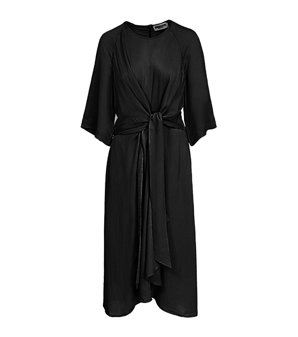 Long black outlet floaty dress