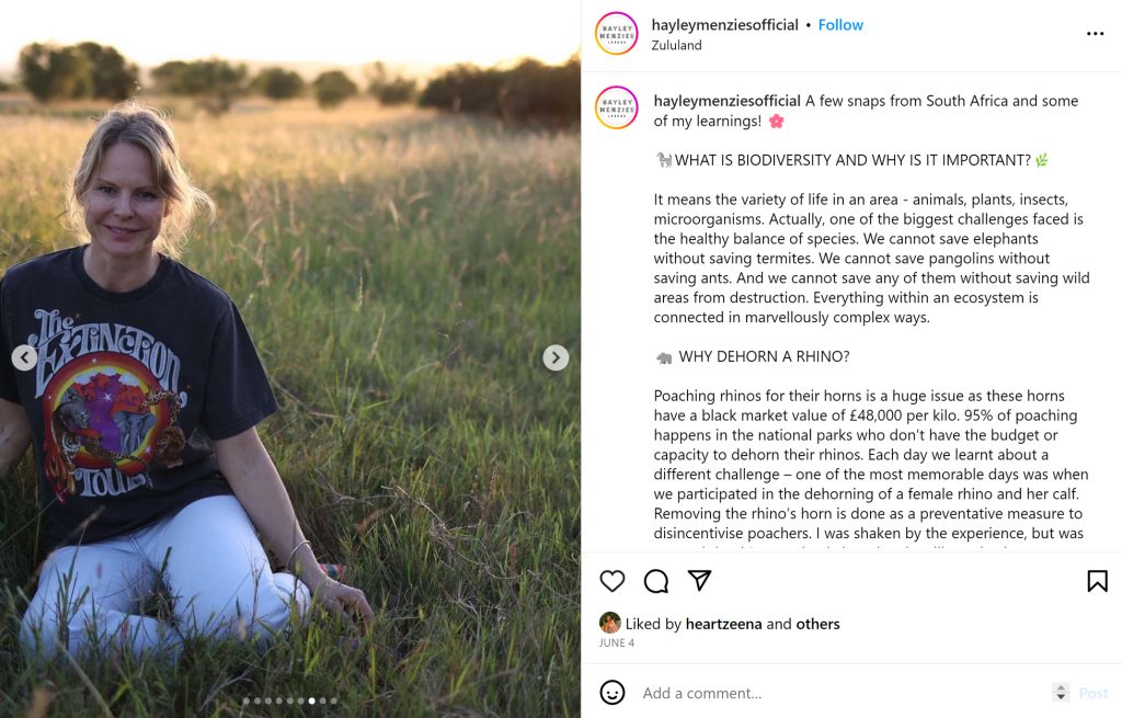 Hayley Menzies Sustainable Fashion, shop sustainable designer brands British