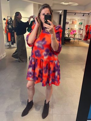 Red Floral Dress Best Selling