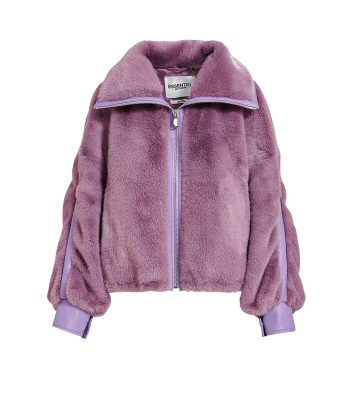 ESSENTIEL ANTWERP Erg faux fur jacket LILAC