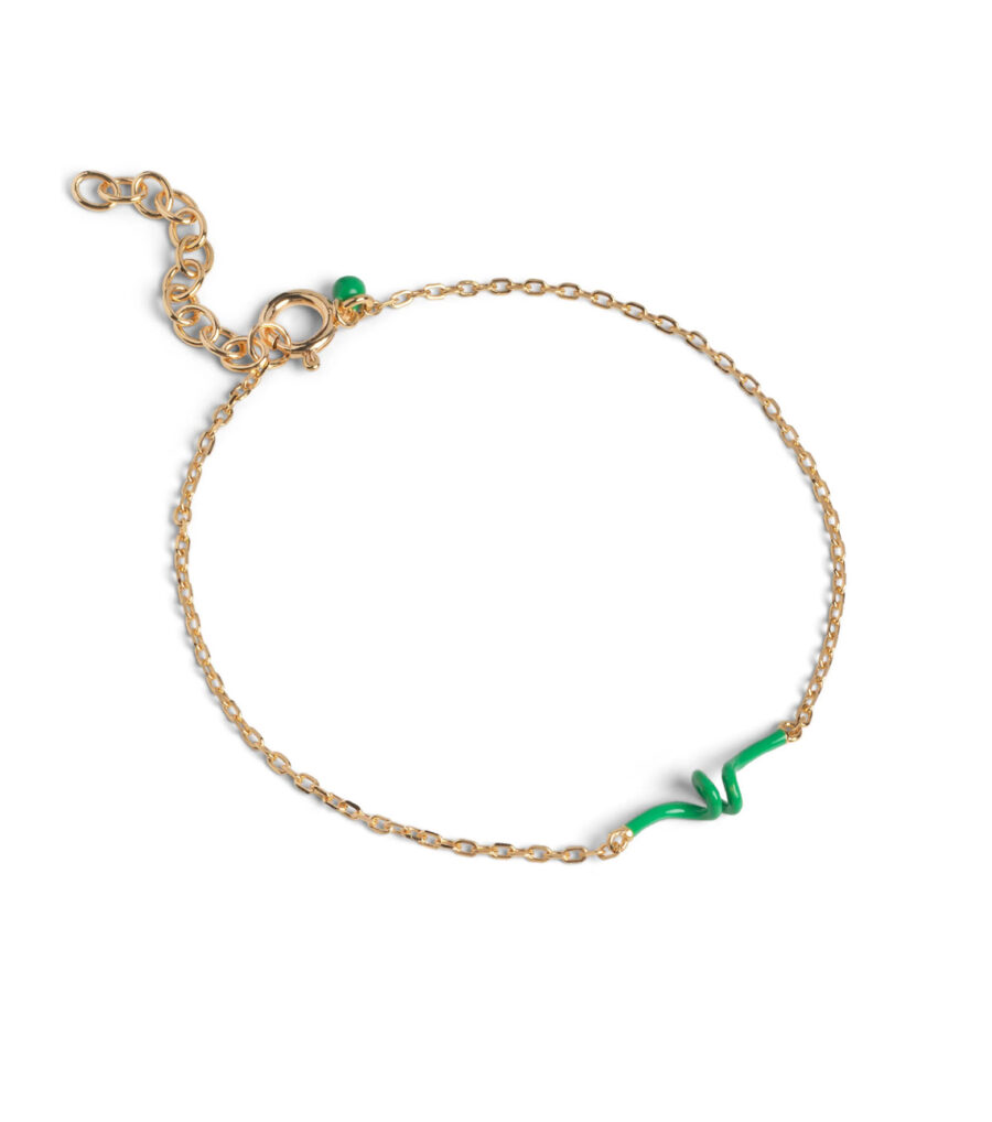 ENAMEL COPENHAGEN Twist bracelet GREEN