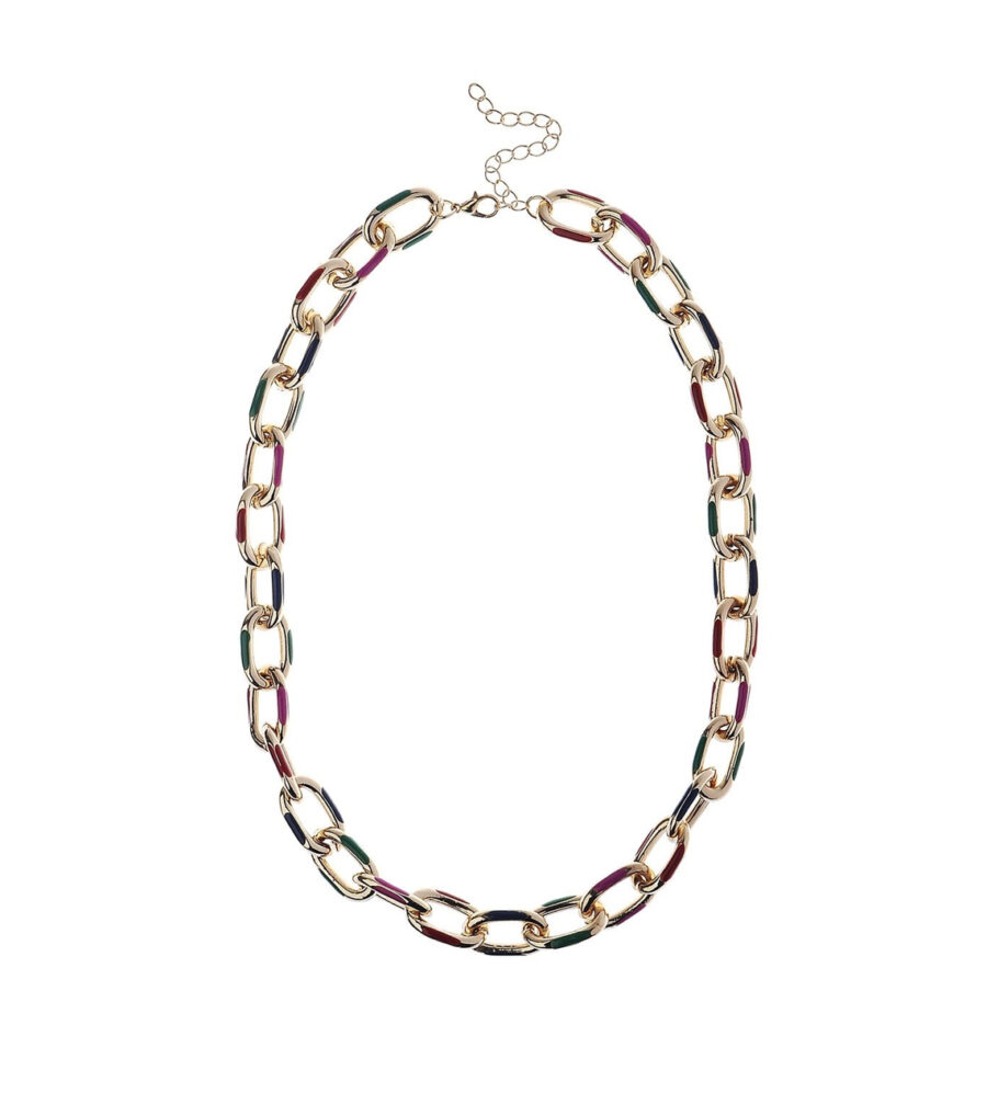 WOMENS SOCIETY Gold link necklace MULTI